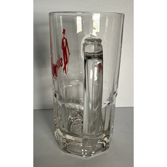 Slim Jim Glass 1 Liter Weighted Beer Mug Tall Thick Glass With Handle 8”H x 4”W - Picture 4 of 7